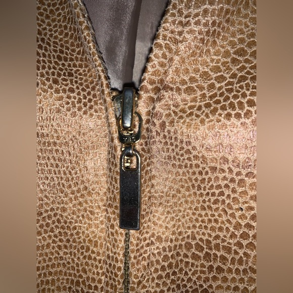 Jm collection snakeskin faux leather lightweight jacket size 6 - Picture 10 of 11